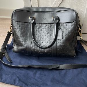 Coach black work bag